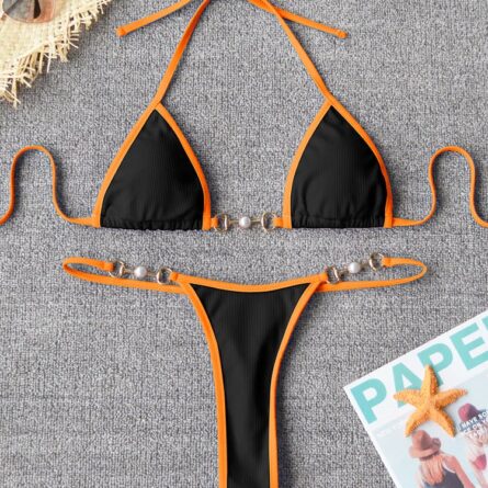 Sunset and Swim Sexy Micro Brazilian Thong Bikini - Image 25