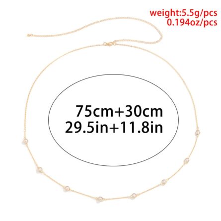 Exclusive Belly Waist Chain Body Jewelry Sexy Chain Bikini Beach Body Chain – Bild 39