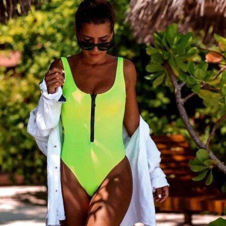 Gianna Zip Up One Piece Swimsuit – Bild 12