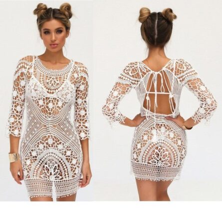 Giselle Premium Crochet Beach Cover up – Bild 9