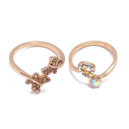 Boho Glamour Bohemian Star Ring Set – Bild 31