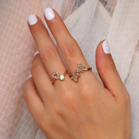 Boho Glamour Bohemian Star Ring Set – Bild 20
