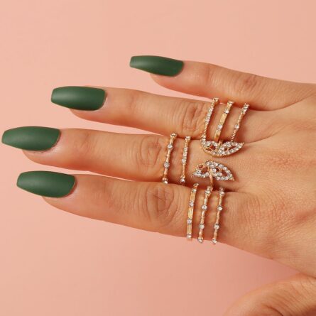 Boho Glamour Bohemian Star Ring Set – Bild 38