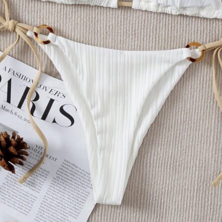 Hamptons Sexy Cute Triangle Bikini Set – Bild 18