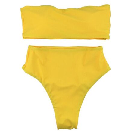 Hannah Hot Bandeau Bikini Set - Image 10