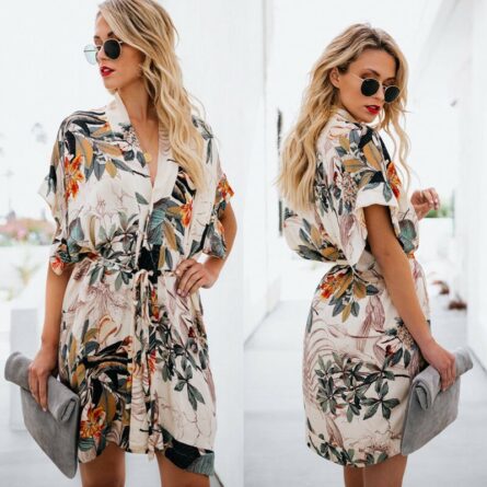 Harper Floral Bikini Cover Up - Image 4