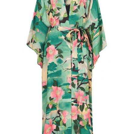 Hawaii Sunset Green Beach Cover Up – Bild 6