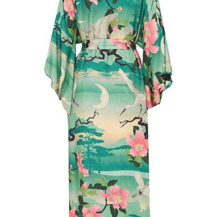 Hawaii Sunset Green Beach Cover Up – Bild 5
