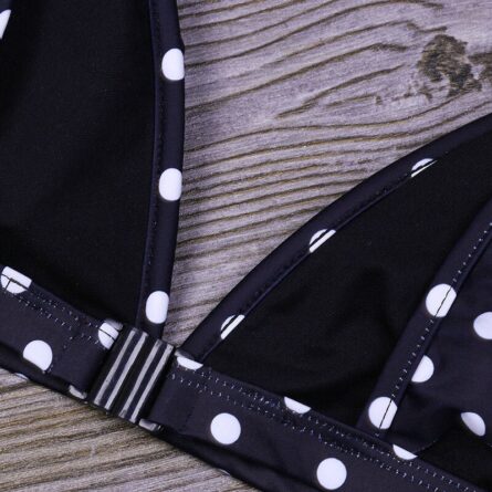 Isla Polka Dot High Waist Bikini Set - Image 4