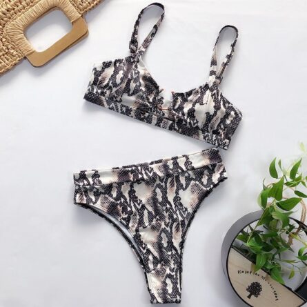 Josefina Leopard Animal Snake Print Bikini - Image 5