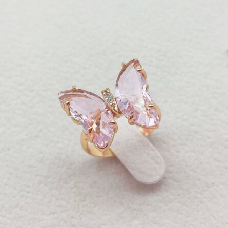 Trendy 16 Colors Crystal Butterfly Ring – Bild 37