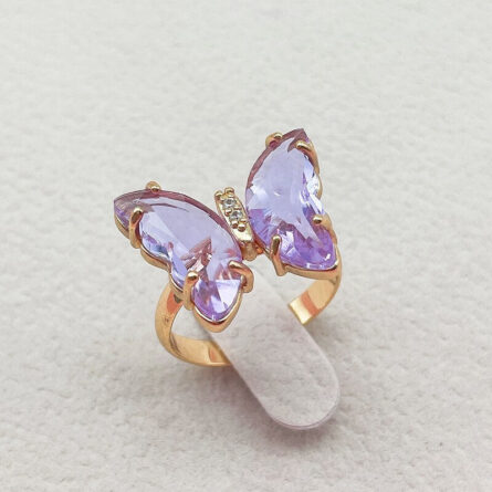 Trendy 16 Colors Crystal Butterfly Ring – Bild 7