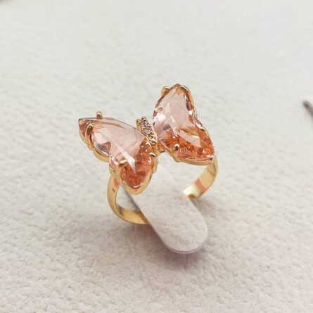 Trendy 16 Colors Crystal Butterfly Ring – Bild 29