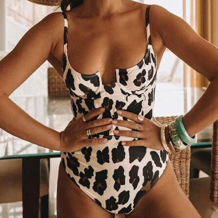 Lara Leopard Sexy One Piece - Image 1