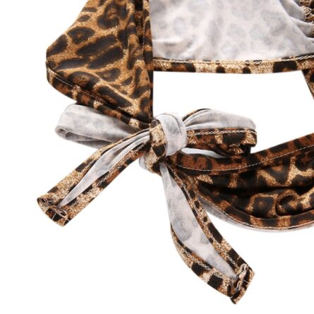 Leopard Bikini Halter Top – Bild 6