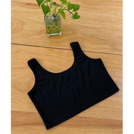 Mesh Transparent Rhinestone Embroidered Vest Top – Bild 6