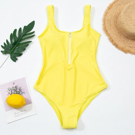 Navy Dreams New Red White Blue Striped Swimwear One Piece Zip Up Swimsuit Zipper Swimsuit - Image 23