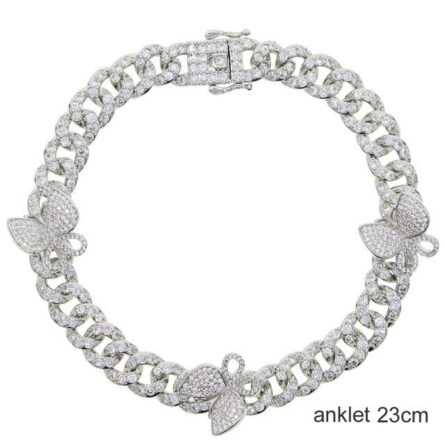 Never Ending Bling Cuban Anklet – Bild 12
