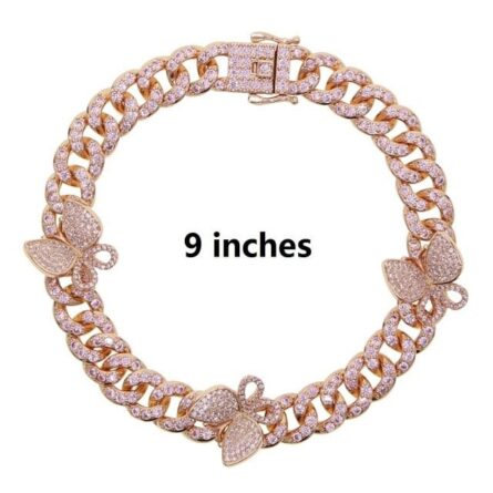 Never Ending Bling Cuban Anklet – Bild 9