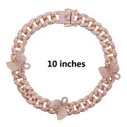 Never Ending Bling Cuban Anklet – Bild 11