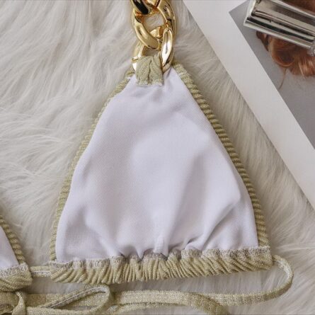 New! Amanda Cheeky Sexy Ribbed Bling Bikini - Image 19