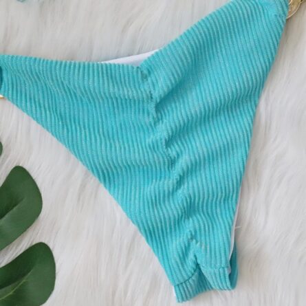 New! Amanda Cheeky Sexy Ribbed Bling Bikini - Image 47