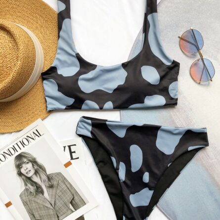 New Cow Print High Waist Bikini – Bild 25