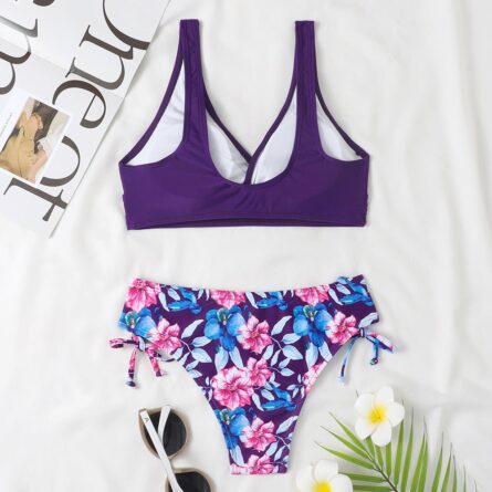 New Floral High Waist Bikini - Image 35