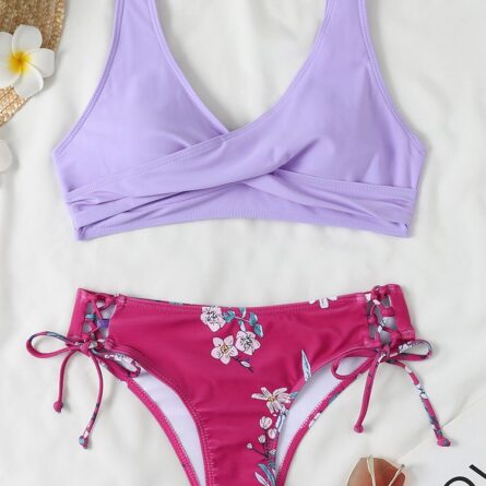 New Floral High Waist Bikini - Image 14