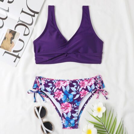 New Floral High Waist Bikini - Image 34