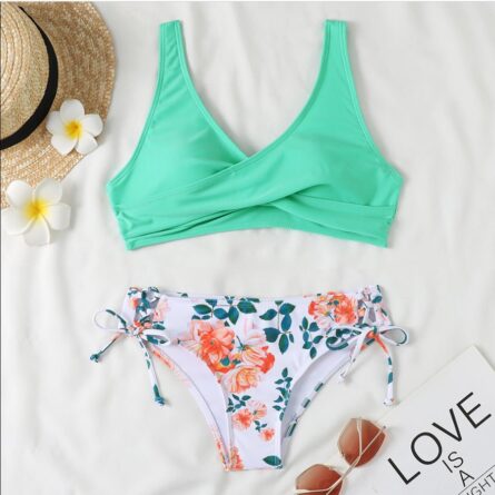 New Floral High Waist Bikini - Image 42