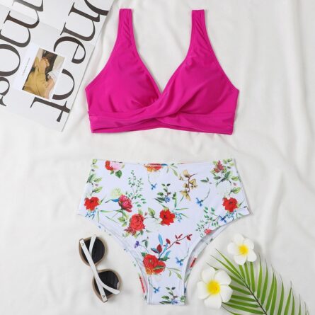 New Floral High Waist Bikini - Image 16