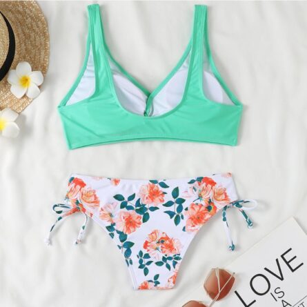 New Floral High Waist Bikini - Image 43