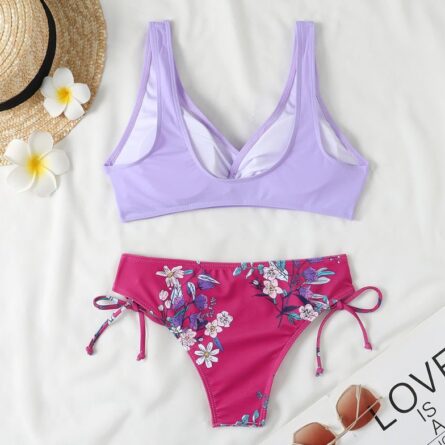 New Floral High Waist Bikini - Image 45