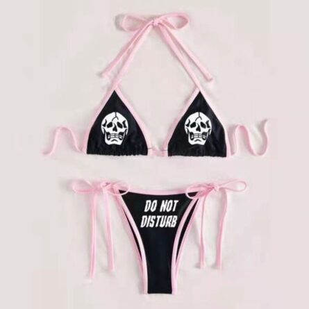 New Sexy Letter Print Bikini – Bild 10