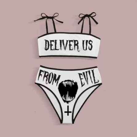 New Sexy Letter Print Bikini – Bild 15