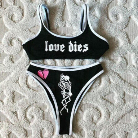 New Sexy Letter Print Bikini – Bild 23