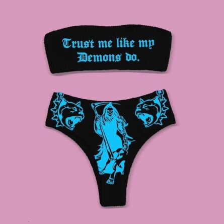 New Sexy Letter Print Bikini – Bild 24