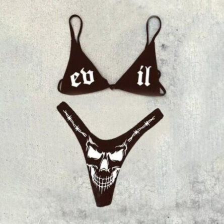 New Sexy Letter Print Bikini – Bild 11