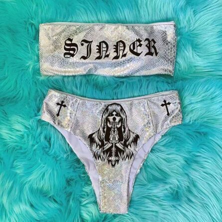 New Sexy Letter Print Bikini – Bild 14