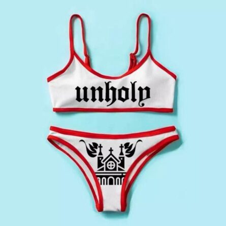 New Sexy Letter Print Bikini – Bild 21