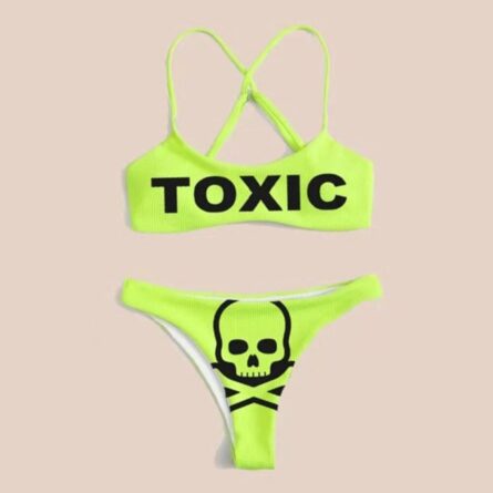 New Sexy Letter Print Bikini – Bild 17