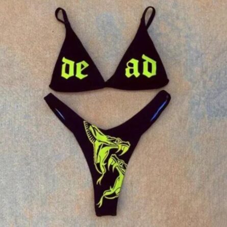 New Sexy Letter Print Bikini – Bild 19