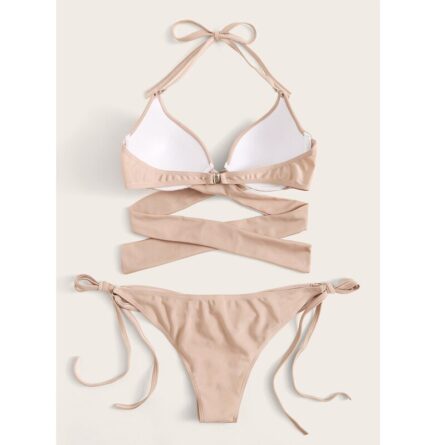New Sexy Wrap Around String Push Up Bikini Set – Bild 6