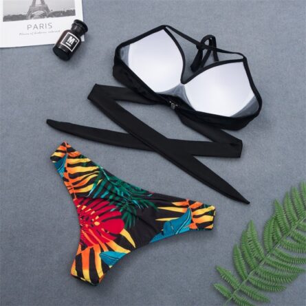 New Sexy Wrap Around String Push Up Bikini Set – Bild 19
