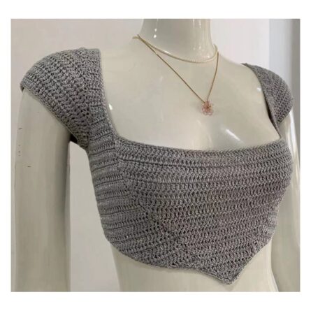 Night to Remember Sexy Handmade Crochet Beach Top – Bild 2