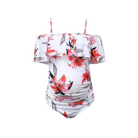 Penelope Beachwear Maternity Off Shoulder Swimsuit - Image 7