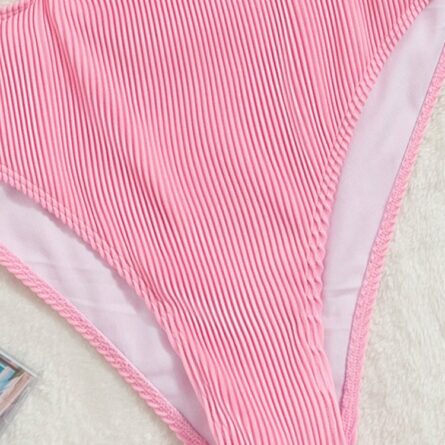 Pink Sunset Cut Out One Piece Swimsuit – Bild 19