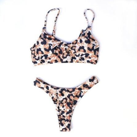Piper Leopard Thong Micro Bikini - Image 11