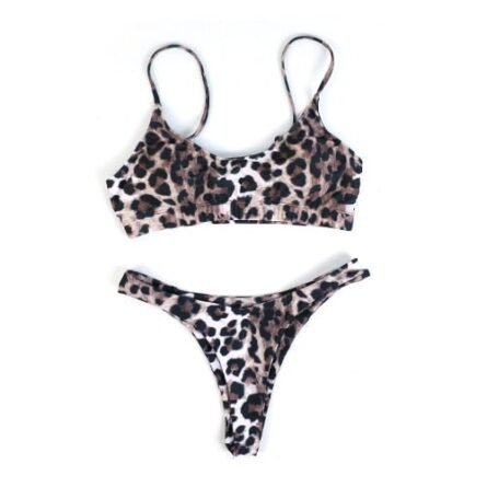 Piper Leopard Thong Micro Bikini - Image 8